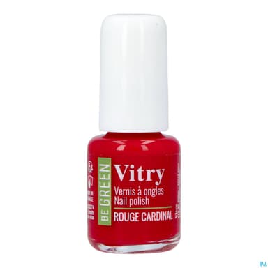 Vitry Be Green Vernis Ongles Rouge Cardinal 6ml