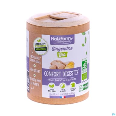 NAT&FORM ECO GINGEMBR BIO GEVEG200