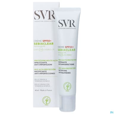 SVR SEBIACLEAR CREME SPF50+ 40ML