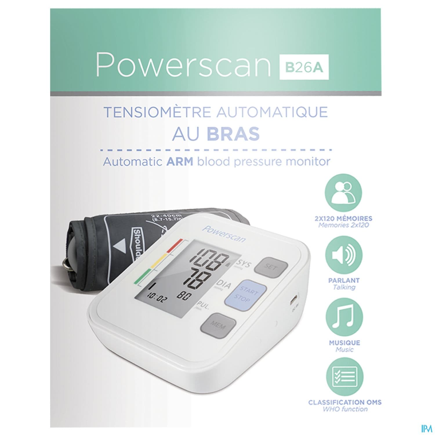 Powerscan Tensiometre Electronique Bras B26a