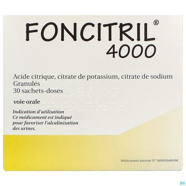FONCITRIL 4 000 SACHET 30