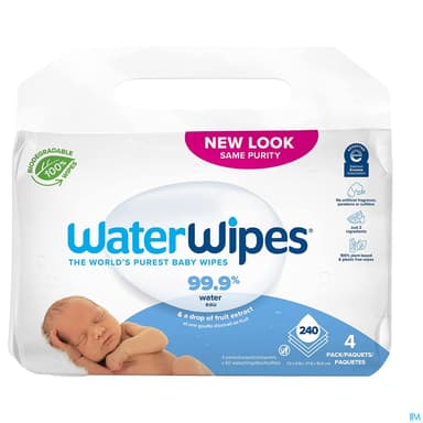 WATER WIPES LINGET BD BB 4+1