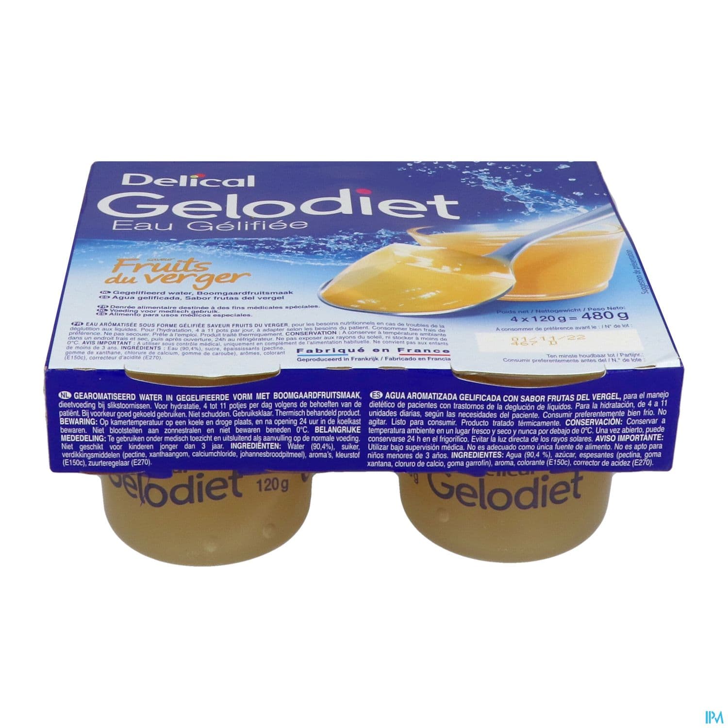 DELICAL GELODIET EAU GEL VERG120X4