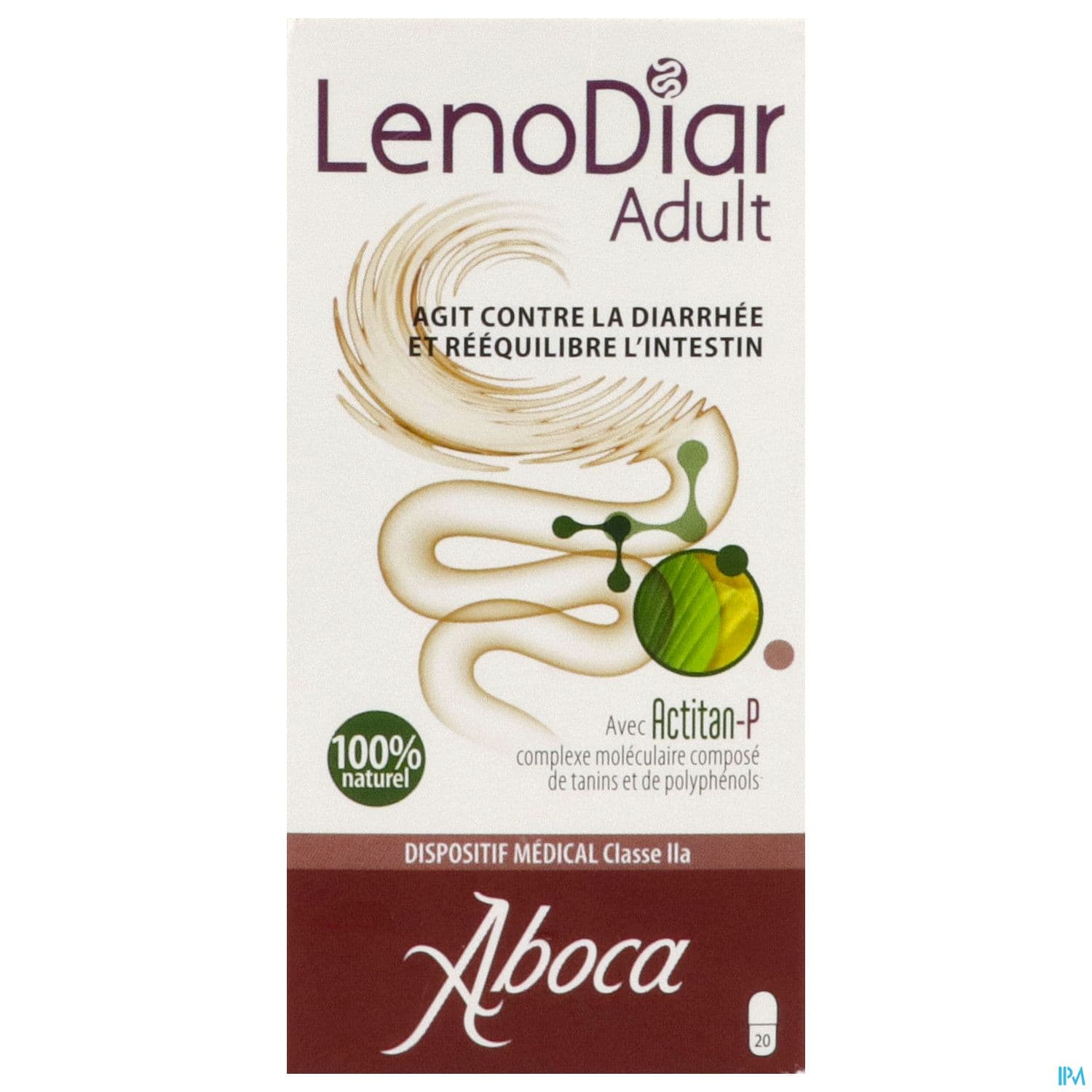 Aboca Lenodiar Adult Diarrhee Equilibre Intest Gelule 20