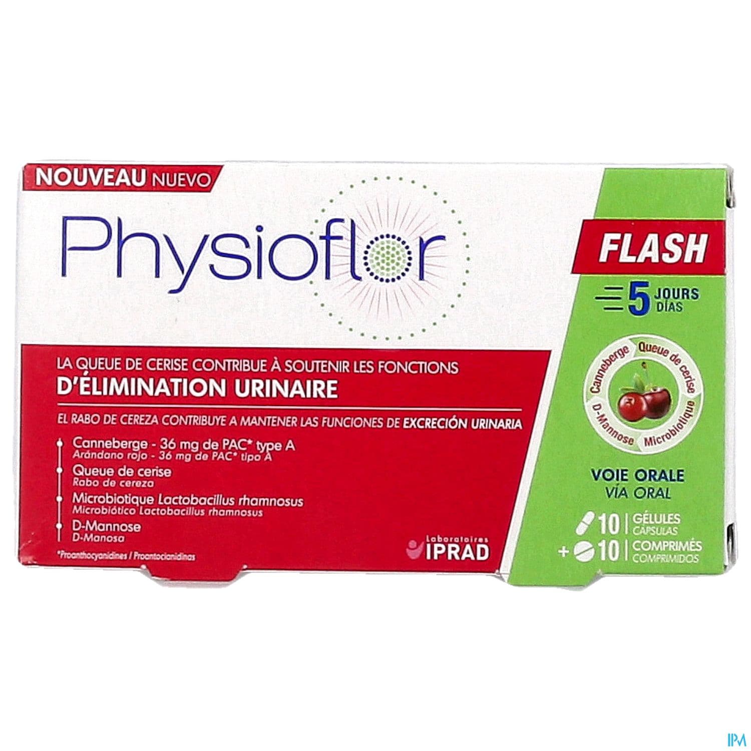 PHYSIOFLOR FLASH CPR10+GELUL10