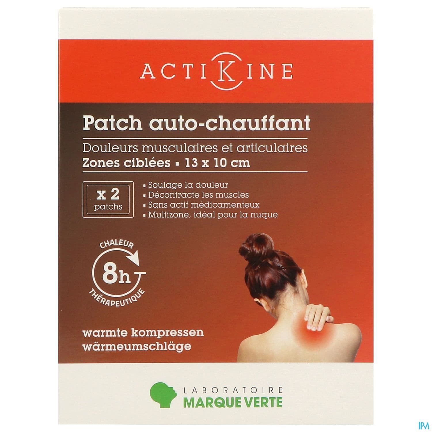 ACTIKINE PATCH AUTOCHAUF 13X10CM 2