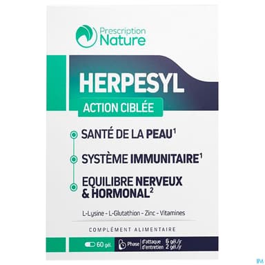 Prescription Nature Herpesyl Gelule 60