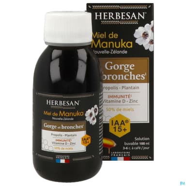 HERBESAN SIROP GORGE MANUKA 100ML