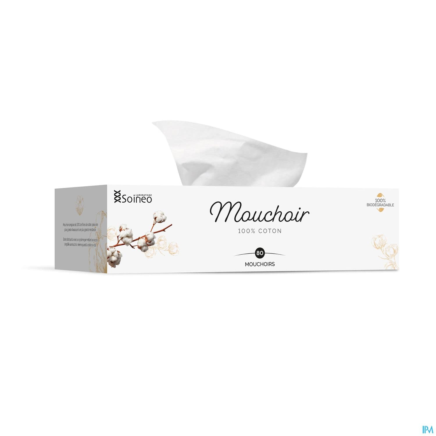 Soineo Mouchoir Coton Nt Boite 70