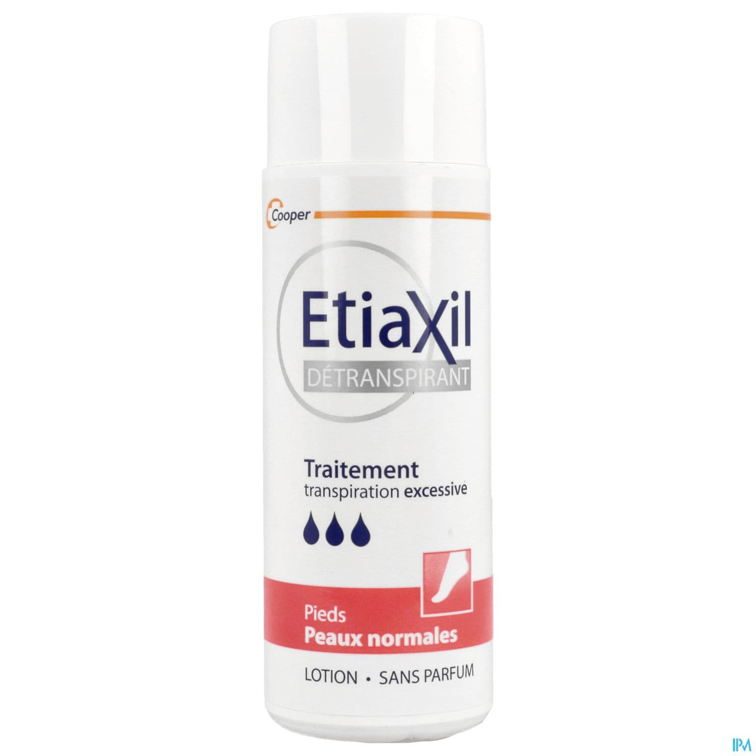 Cooper Etiaxil Detranspirant Pieds Lotion Peaux Normales 100ml