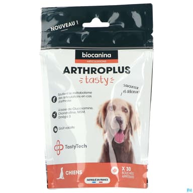 ARTHROPLUS TASTY CHIEN BOUCHE 30