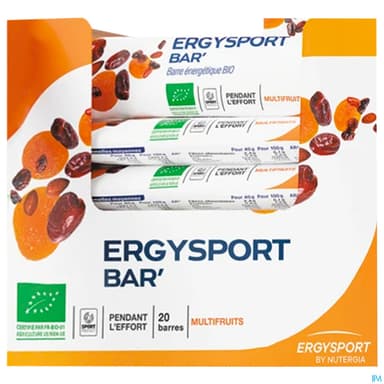 ERGYSPORT BAR' MULTIFRUIT 20