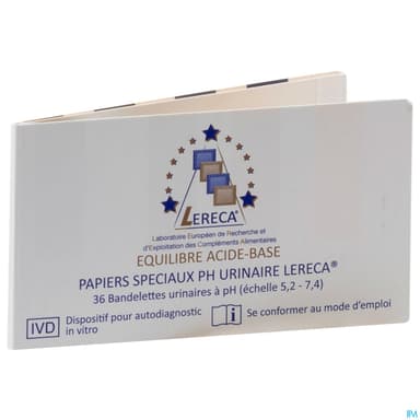 Lereca Papiers Speciaux Ph Urinaire Bandelette 36