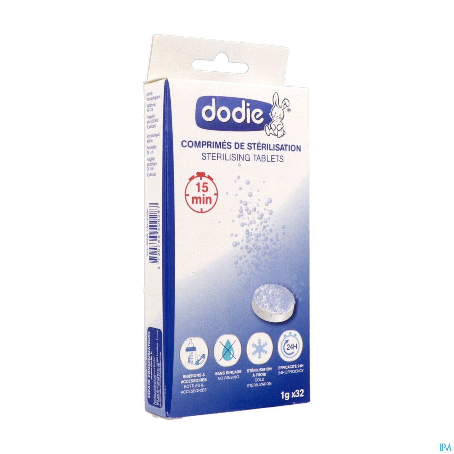 Dodie Comprime Effervescent Pour Sterilisation 32