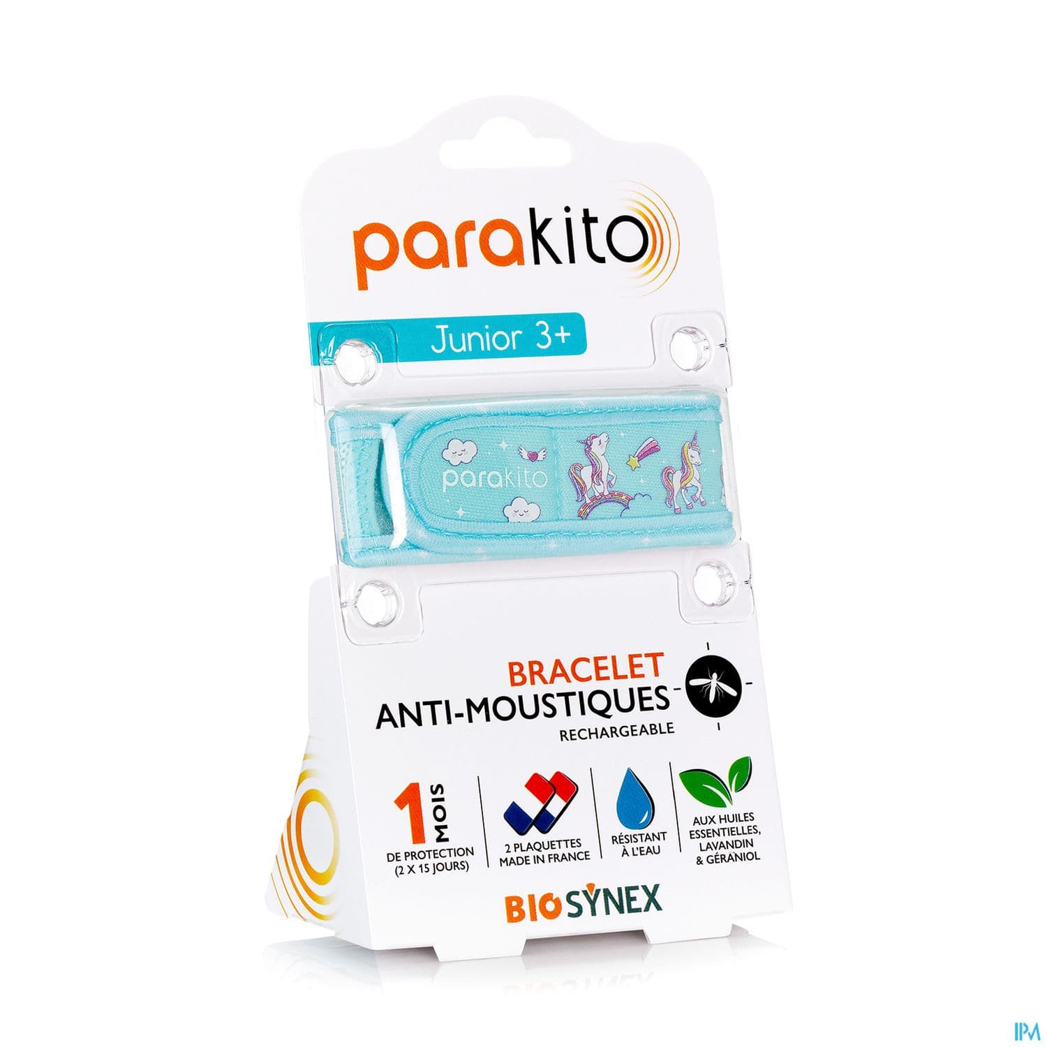 Parakito Bracelet Antimoustique Rechargeable Junior Licorne