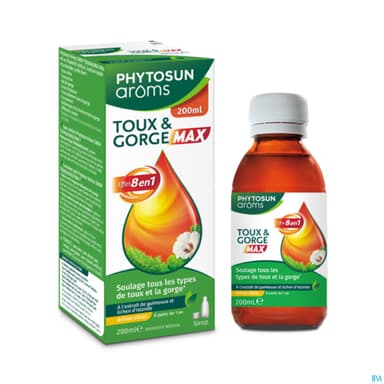 Phytosun Aroms Sirop Toux Gorge Max 200ml