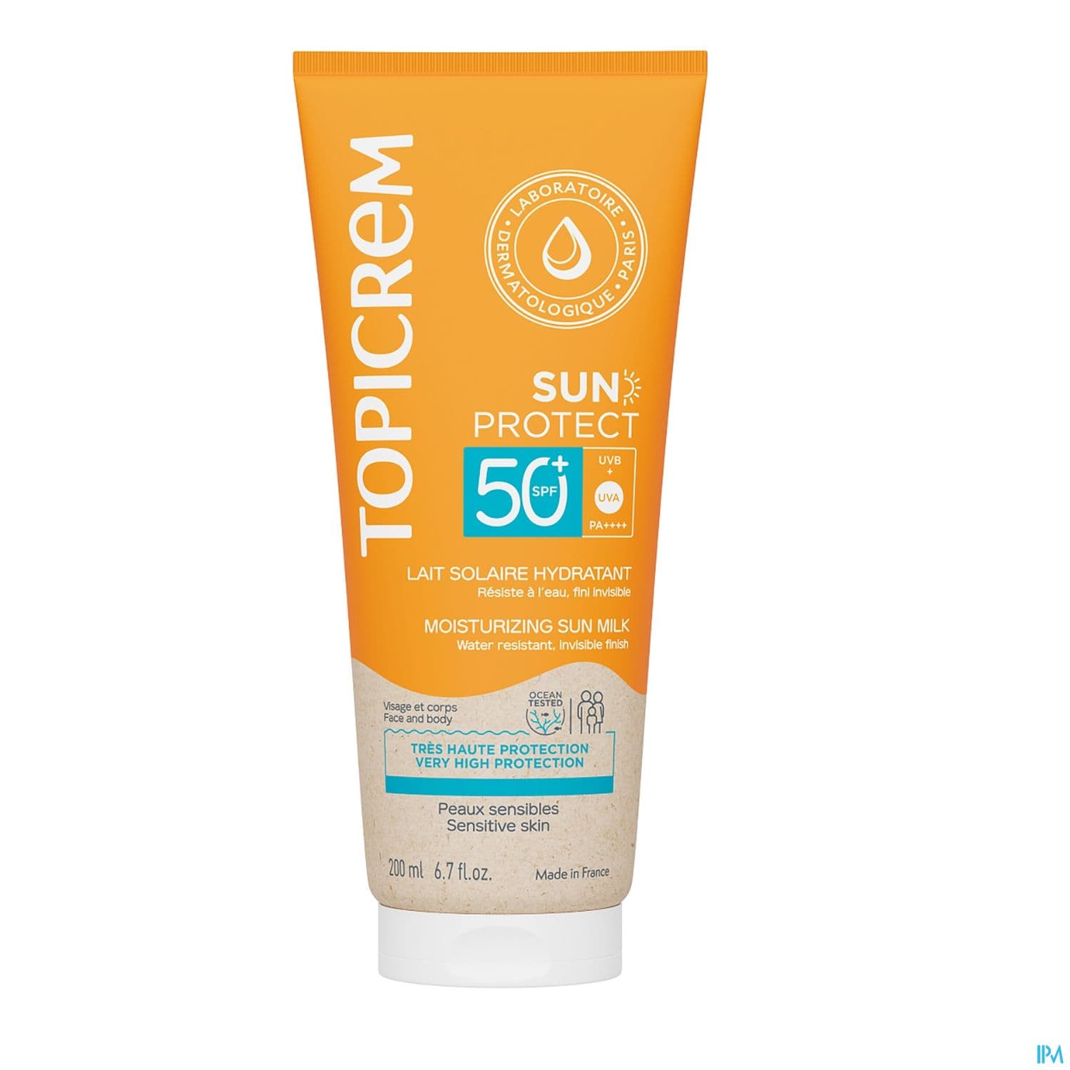 TOPICREM SUN PROT LAIT SPF50+200ML