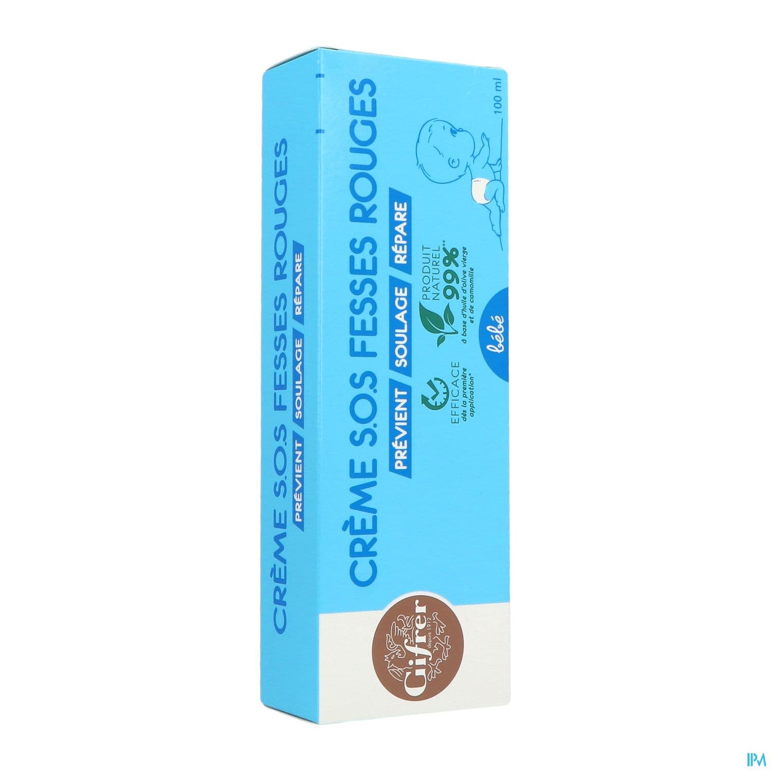 GIFRER CR SOS FESSE ROUGE 100ML