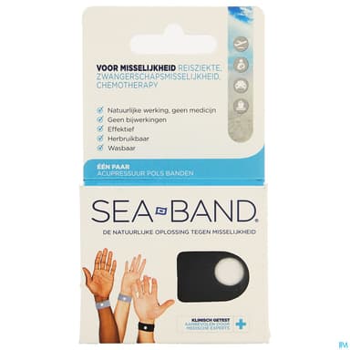 SEA-BAND BRACEL NAUS ADULTE NOIR 2