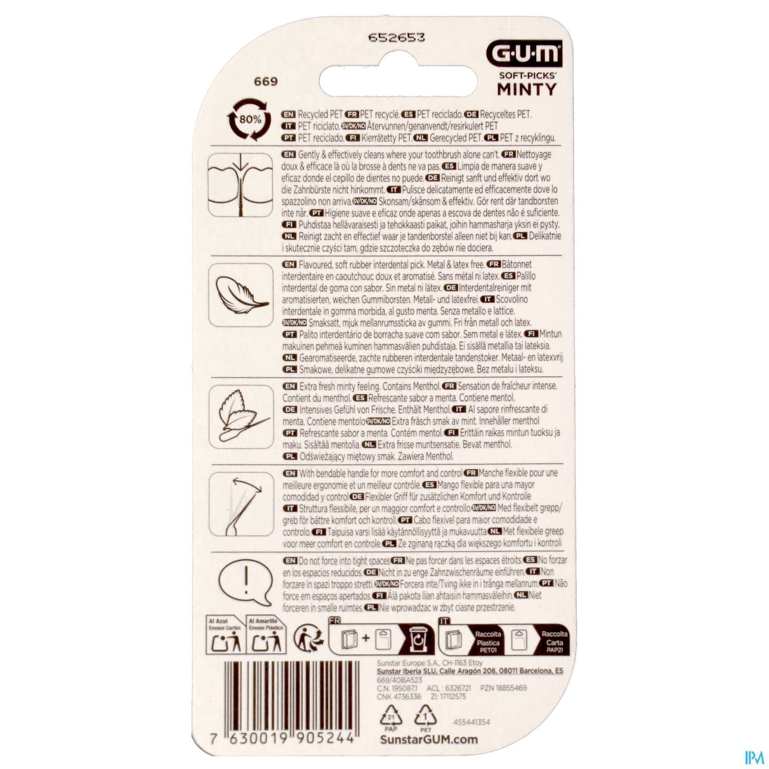 GUM SOFT-PICKS COMF FLEX MINT S 40