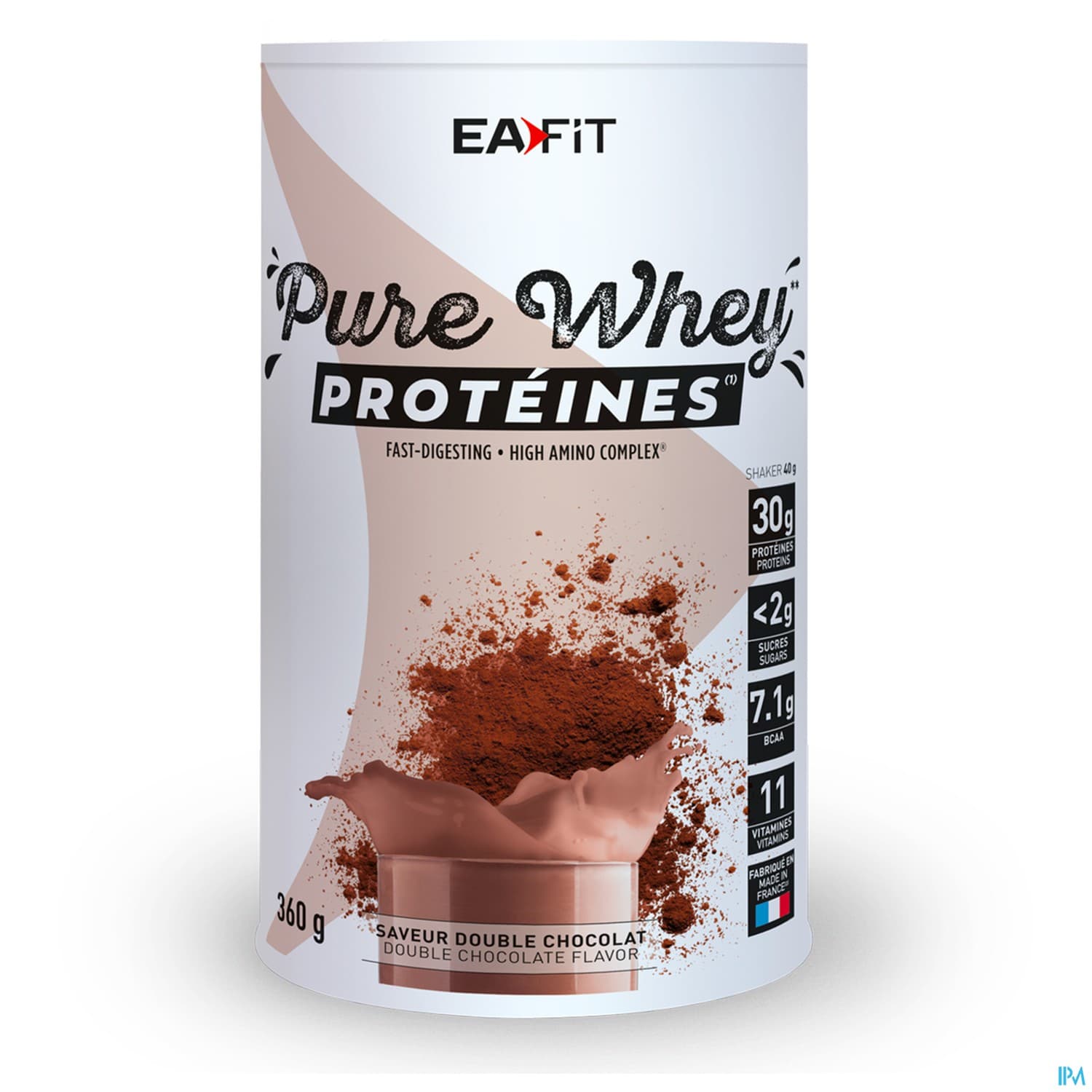 EA-FIT PURE WHEY DBL CHOCO 360G