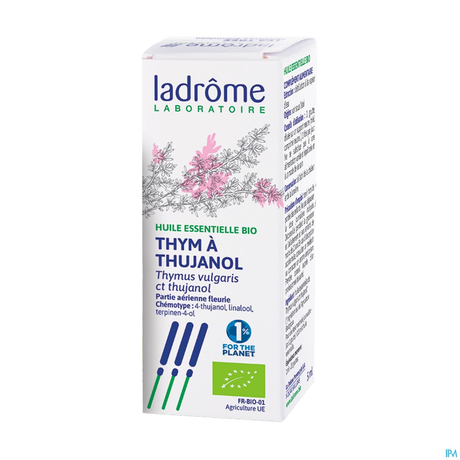 Ladrome Huile Essentielle Thym A Thujanol Bio 5ml — Pharmacie Centrale Elsie