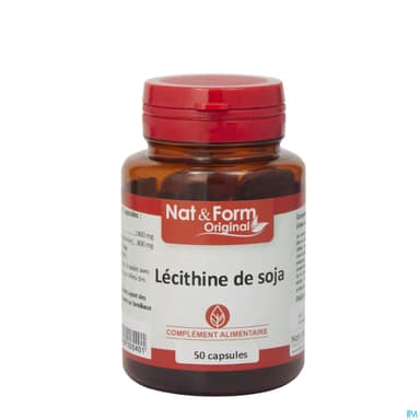 NAT&FORM ORIG LECITH SOJA CAPS100