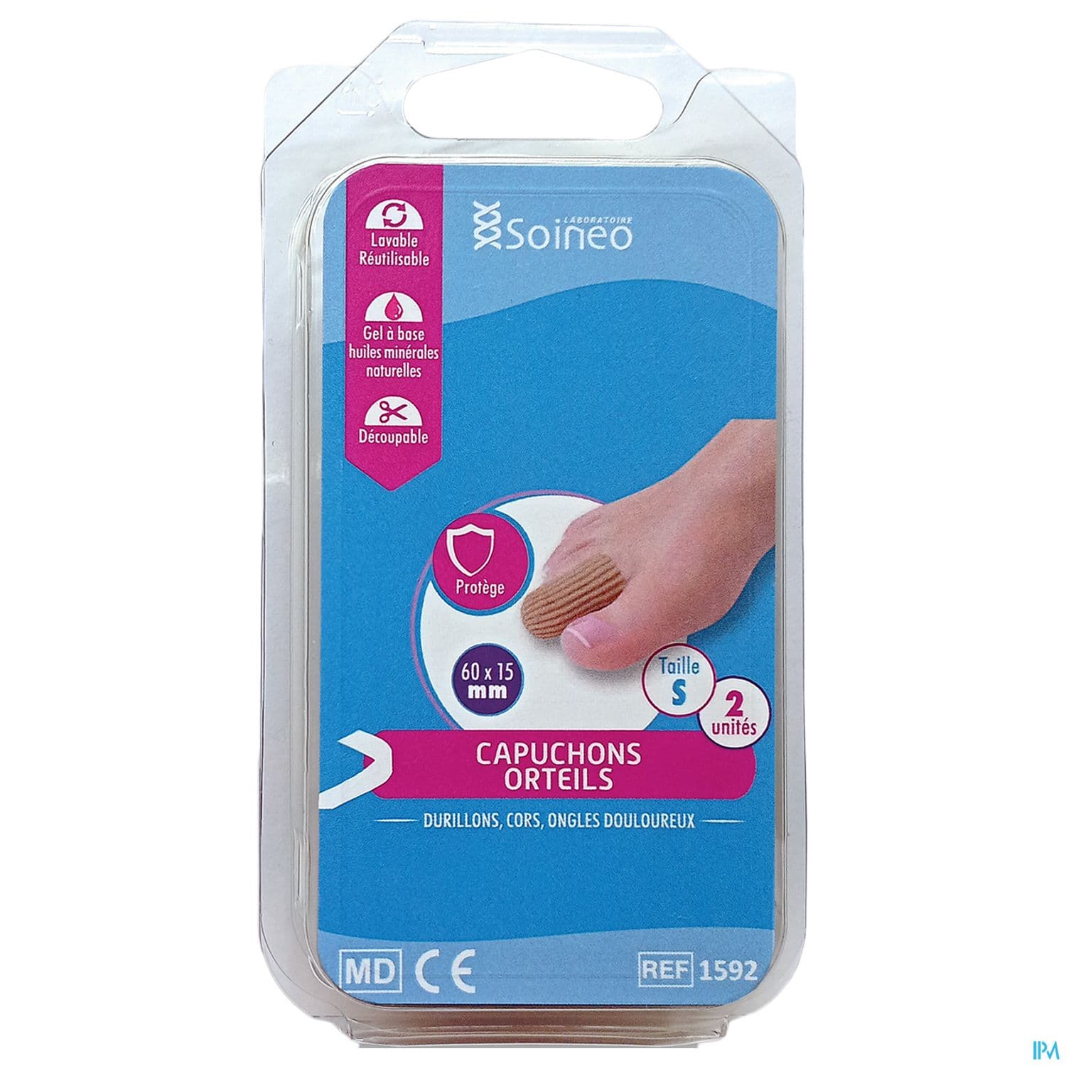Soineo Capuchon Orteil 60 X 15mm S X2
