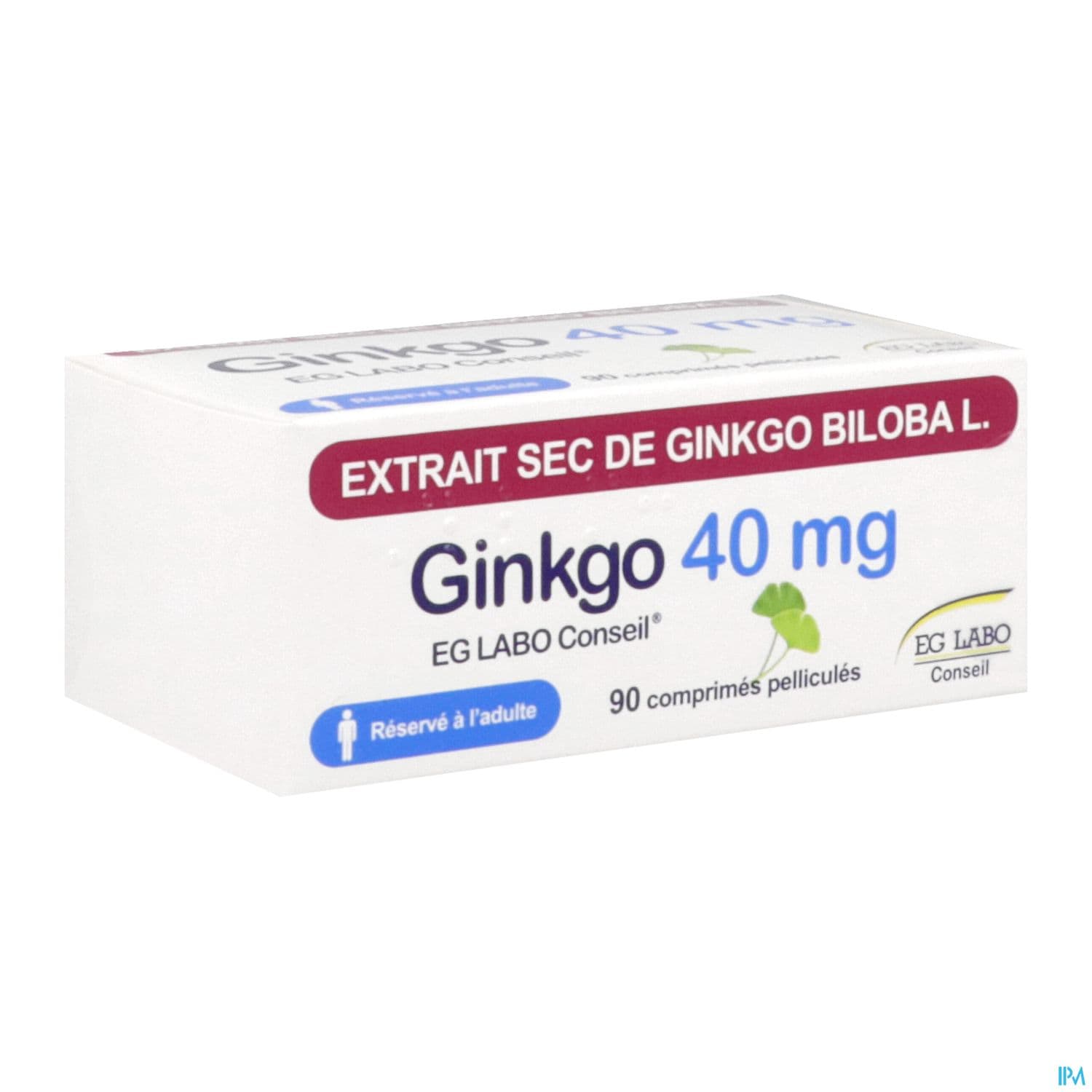 Ginkgo Eg Labo Conseil 40mg Comprime 90