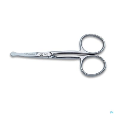 3 Claveles Ciseaux Bebe Poil Nez Courbe