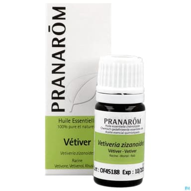 Pranarom Huile Essentielle Vetiver Racine 5ml
