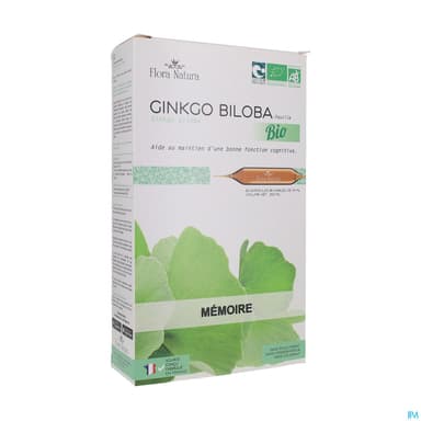 Flora Natura Ginkgo Biloba Bio Ampoule 15ml 20