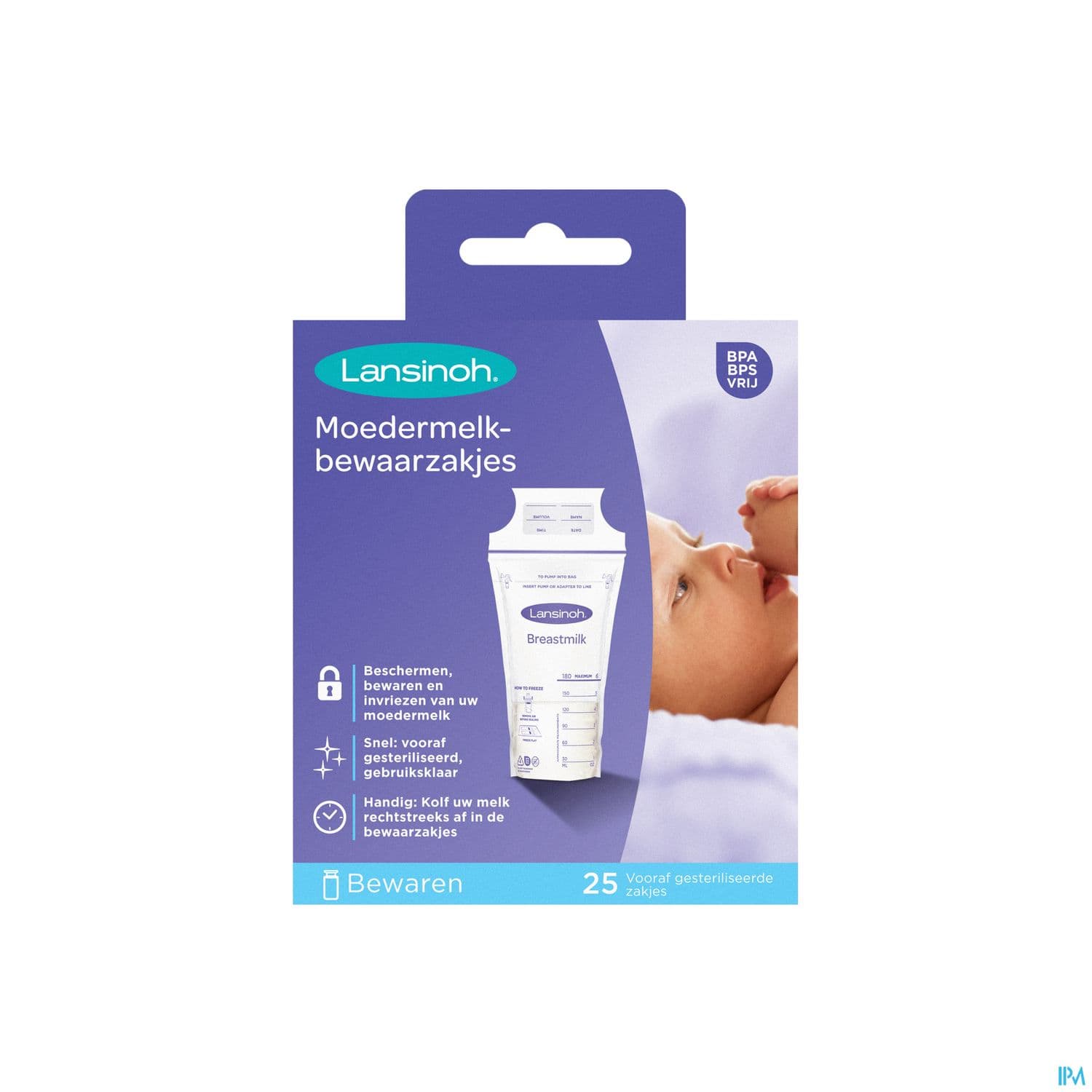 LANSINOH SACH CONSERV LAIT MATER25