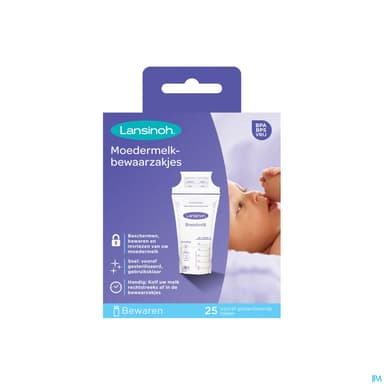 LANSINOH SACH CONSERV LAIT MATER25