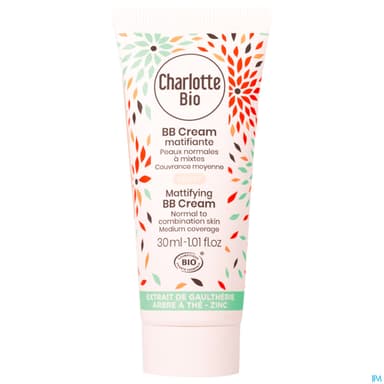 Charlotte Bio Bb Cream Matifiante Light Peaux Mixtes 30ml