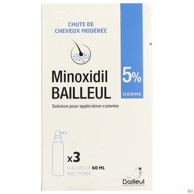 MINOXIDIL 5% BAILLEUL SOL EXT60ML3
