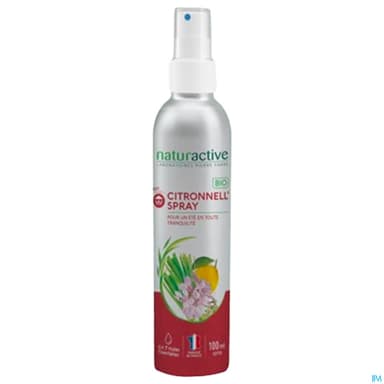 Naturactive Spray Huile Essentielle Bio Citronnell'spray 100ml