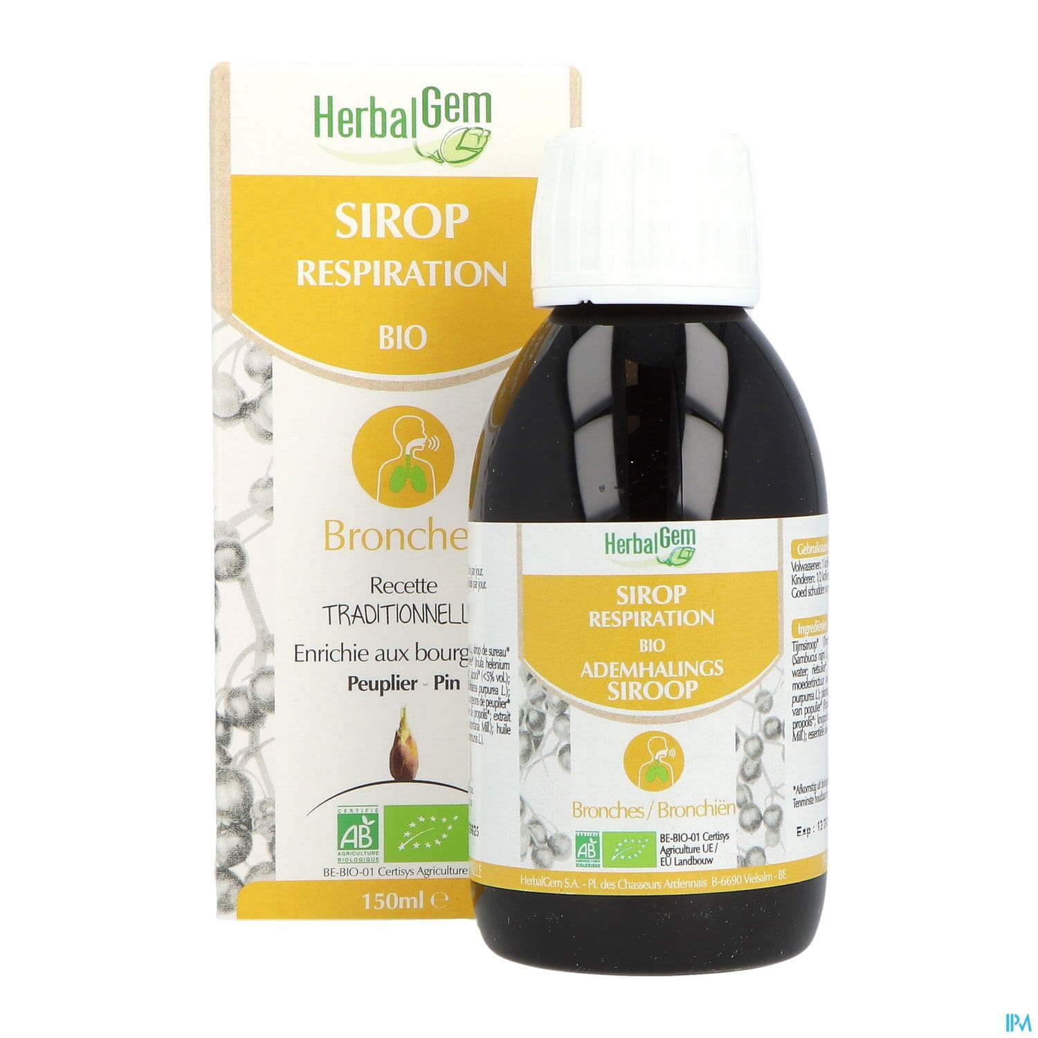 HERBALGEM RESPIRATION BIO SP 150ML