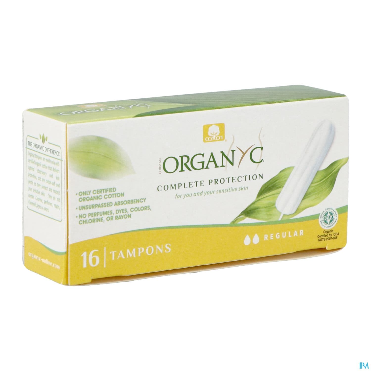 ORGANYC TAMPON DIGITAL BIO NORM 16