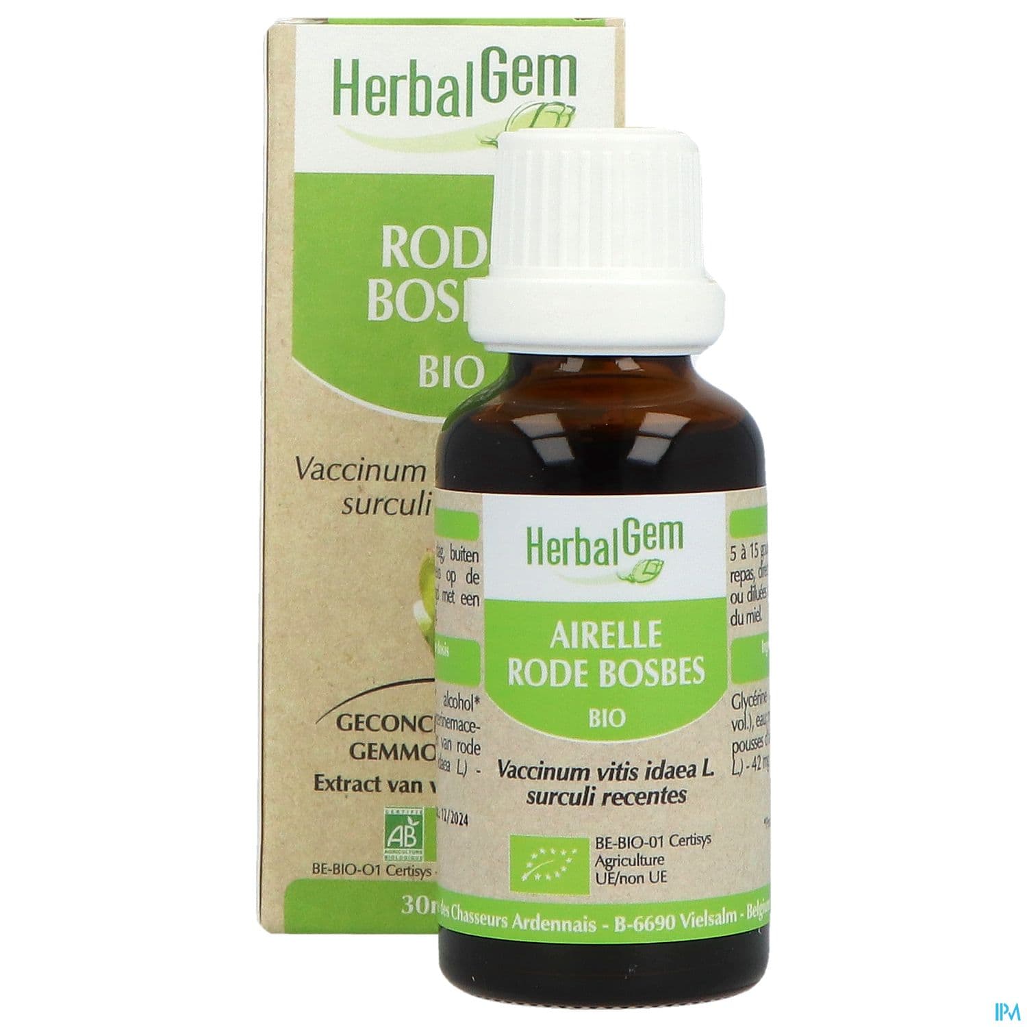 Herbalgem Airelle Jp Bourgeon Macerat Gly Bio 30ml