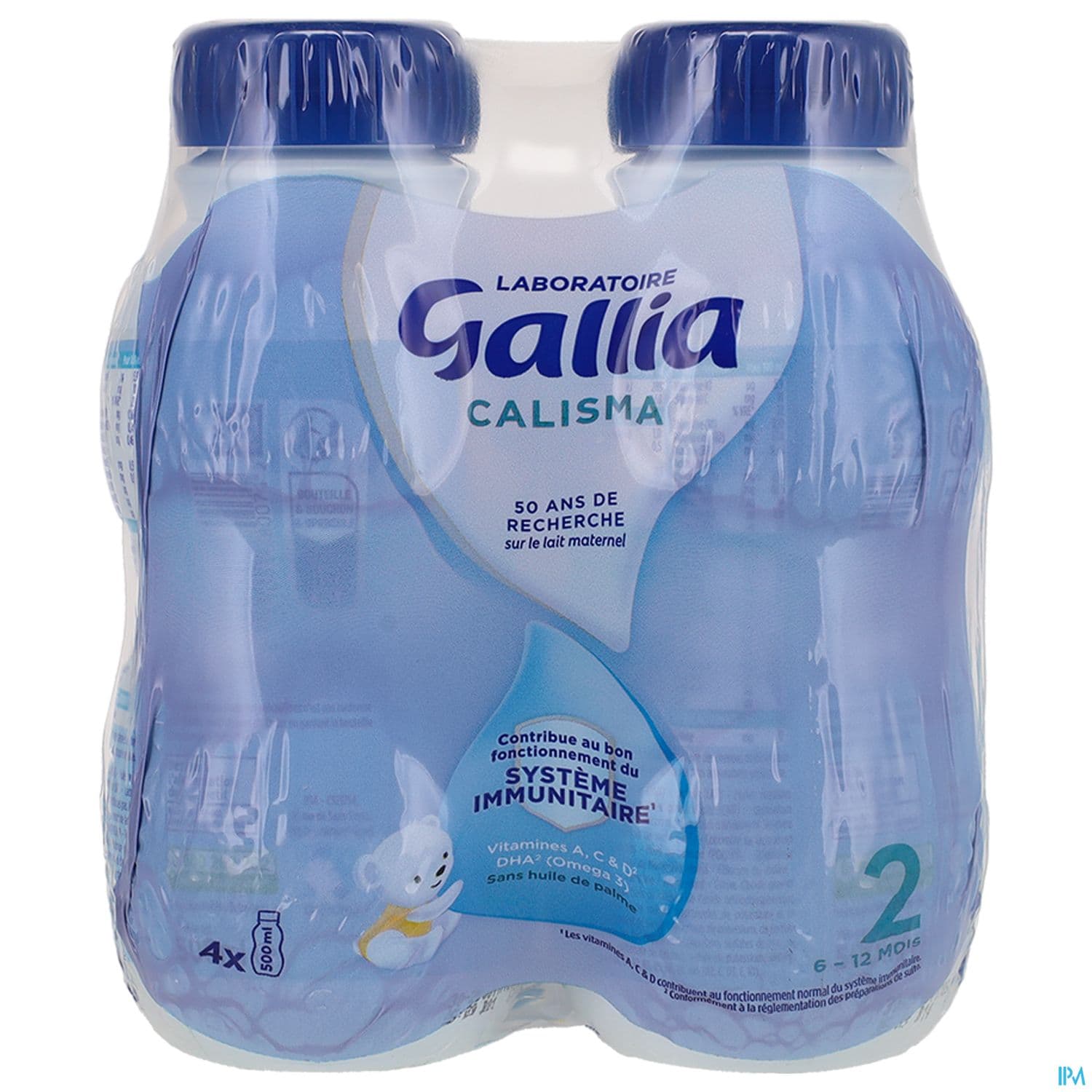 GALLIA CALISMA 2 LAIT BOUT 4X500ML