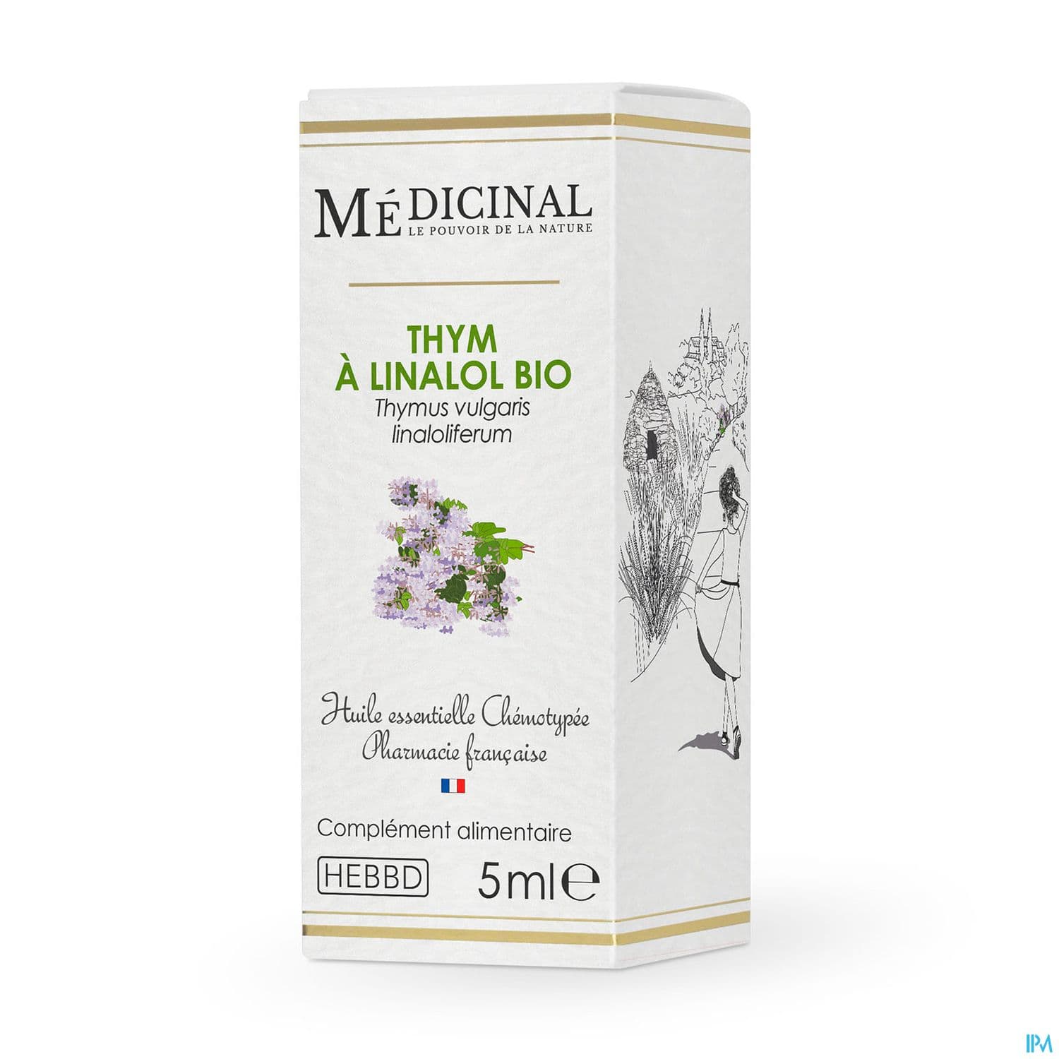 Medicinal Huile Essentielle Thym Linalol Bio 10ml — Pharmacie Bellevue Limoges