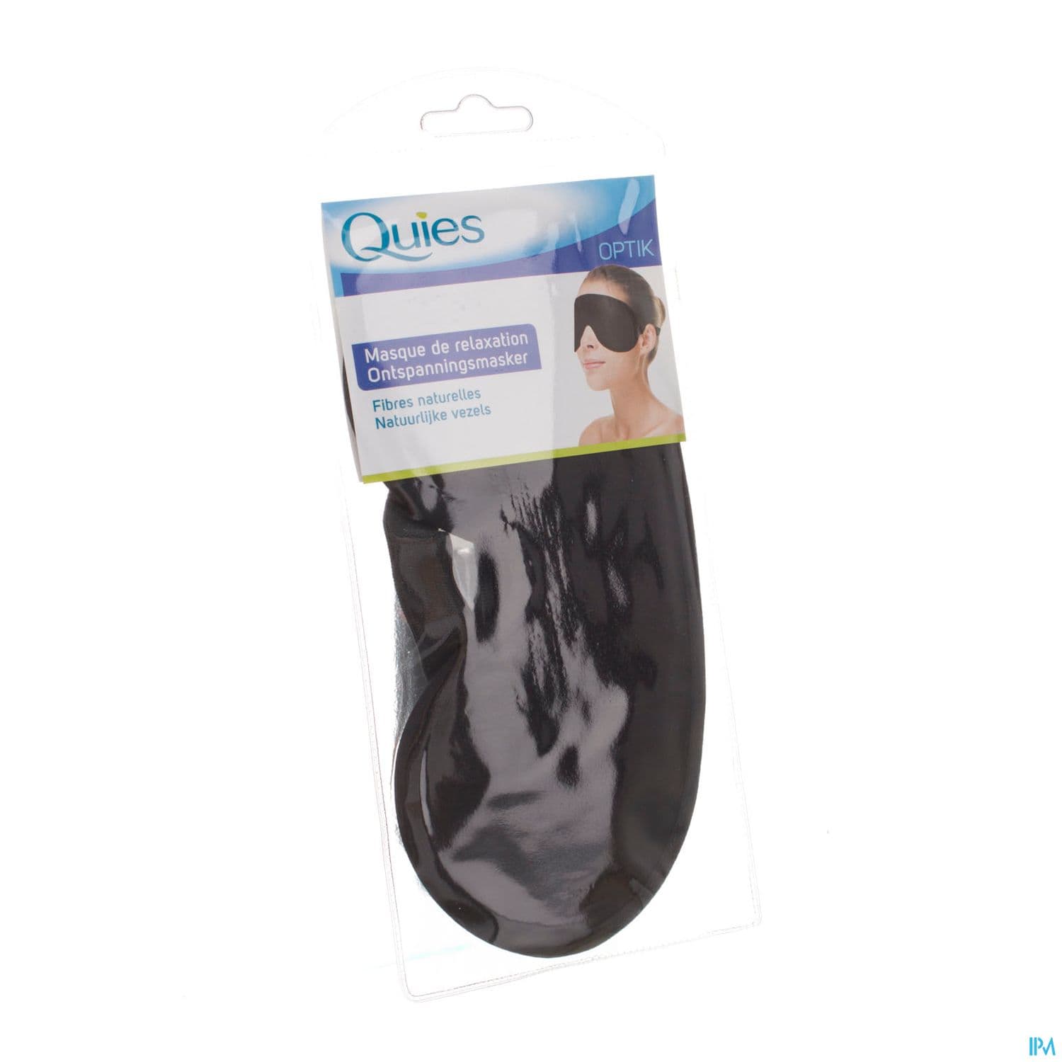 Quies Optik Masque Relaxation Occultant Noir
