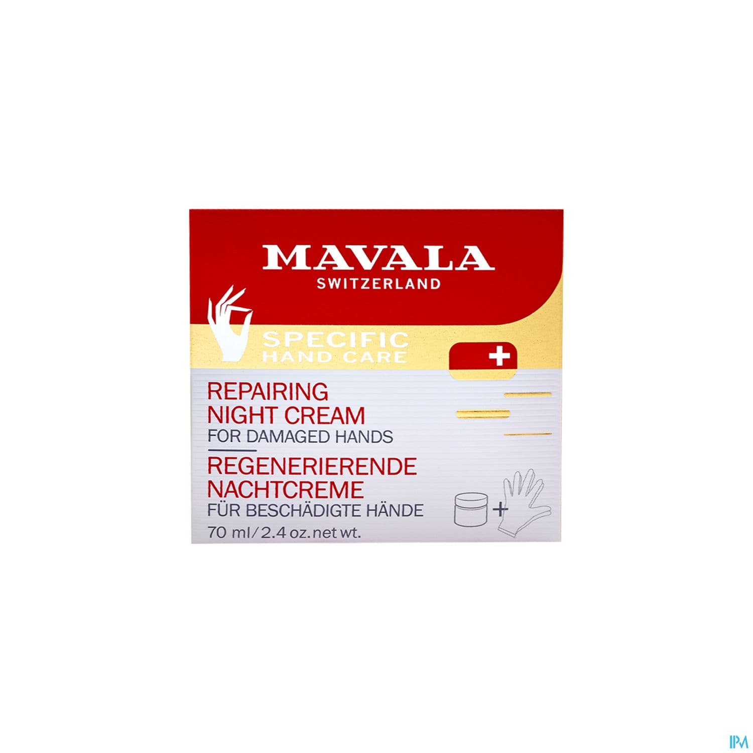 MAVALA CREME NUIT REPAR MAINS 70ML