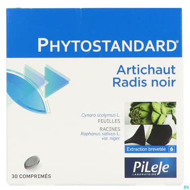 Pileje Phytostandard Artichaut Radis Noir Comprime 30