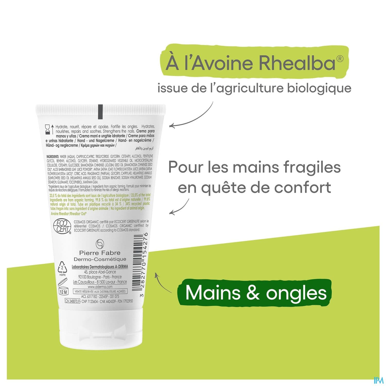 A-DERMA CR MAIN ONGLE HYDRA 50ML
