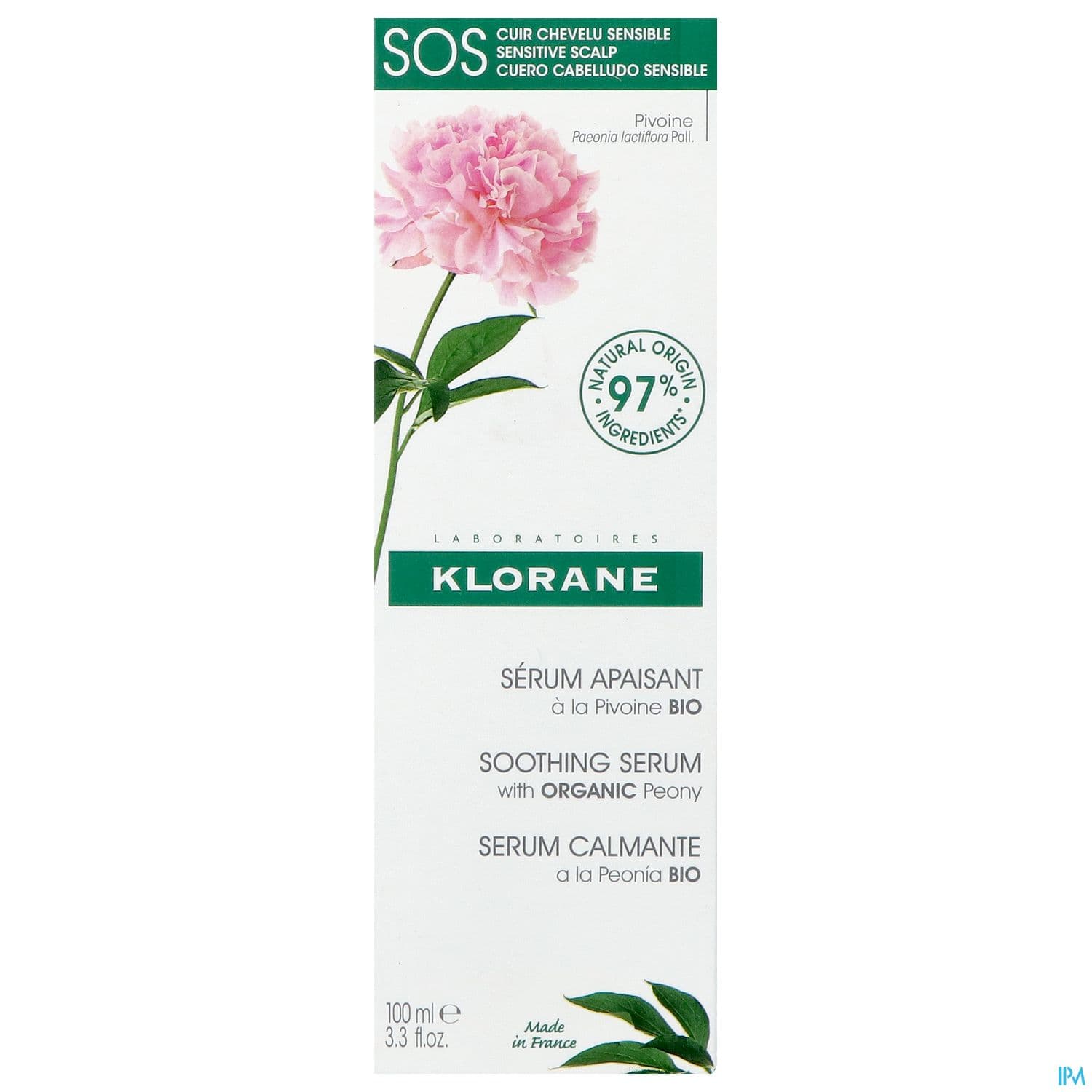 KLORANE SERUM SOS PIVOINE BIO100ML