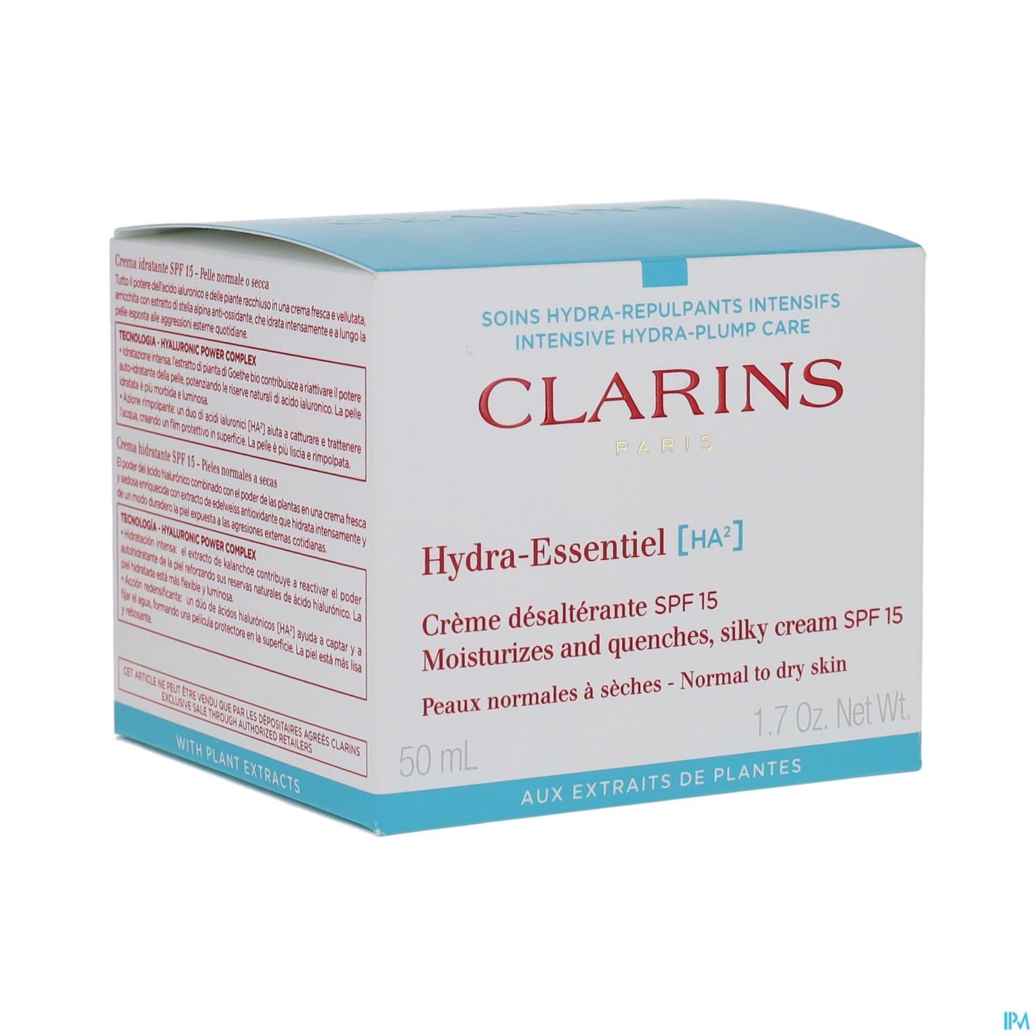 CLARINS HYD-ESS CR DESA SPF15 50ML