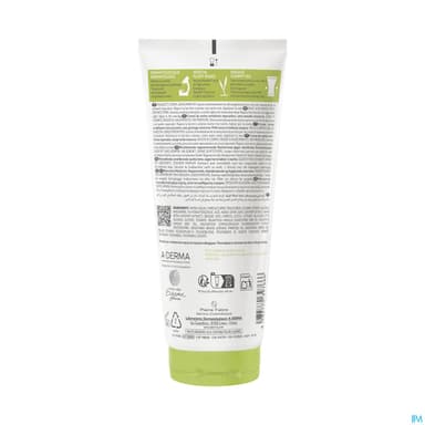 A Derma Exomega Control Creme Nuit Emolliente Reparatrice 200ml