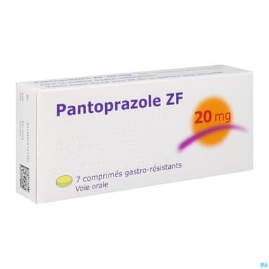 PANTOPRAZOLE 20MG ZF CPR 7